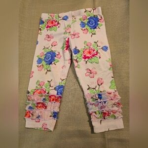 Koala Baby, pink floral pants, size 12 months
